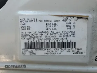 2007 Mitsubishi Galant ES with VIN 4A3AB36F07E043159, listed as a Copart auction lot 45267175 with 174,511 mi miles and Clean Title. Bid and sale history available at carsss.com. Image 13.