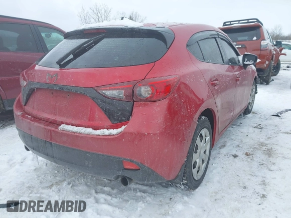 2015 Mazda 3 i Sport with VIN 3MZBM1K71FM176586, listed as a IAAI auction lot 41629607 with 160,093 mi miles and . Bid and sale history available at DreamBid. Image 4.