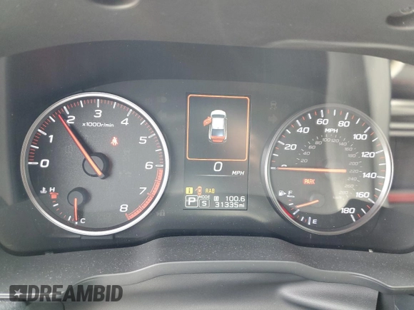 2022 Subaru WRX GT with VIN JF1VBAU6XN8025183, listed as a Copart auction lot 61403135 with 31,335 mi miles and Salvage title. Bid and sale history available at DreamBid. Image 9.