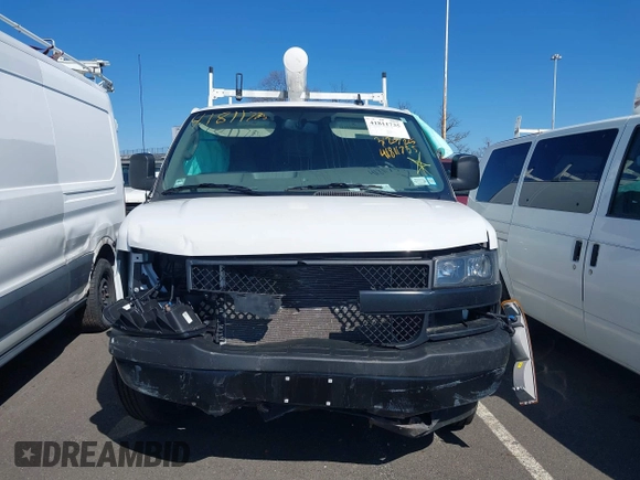 2024 Chevrolet Express Cargo with VIN 1GCWGAFPXR1274619, listed as a IAAI auction lot 41811735 with 11,970 mi miles and . Bid and sale history available at DreamBid. Image 12.