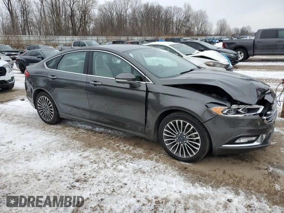 2018 Ford Fusion Titanium with VIN 3FA6P0D9XJR205833, listed as a Copart auction lot 44784245 with 154,766 mi miles and Salvage title. Bid and sale history available at DreamBid. Image 4.