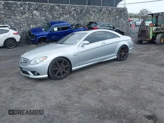 2009 Mercedes-Benz CL 5.5L V8 with VIN WDDEJ86X29A023380, listed as a IAAI auction lot 41746047 with 59,496 mi miles. Bid and sale history available at carsss.com. Image 2.
