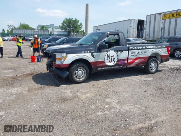 2021 Ford F-150 XL with VIN 1FTMF1CB6MKF05361, listed as a IAAI auction lot 42572745 with 96,147 mi miles and . Bid and sale history available at DreamBid. Image 17.