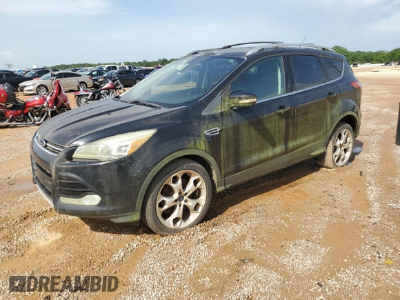 2013 Ford Escape Titanium z VIN 1FMCU0J94DUB90197, wystawiony jako Copart lot #59289925 z przebiegiem 200 006 mil mil oraz Czysty tytuł • Clean title. Historia ofert i sprzedaży dostępna na DreamBid. Obrazek 1.