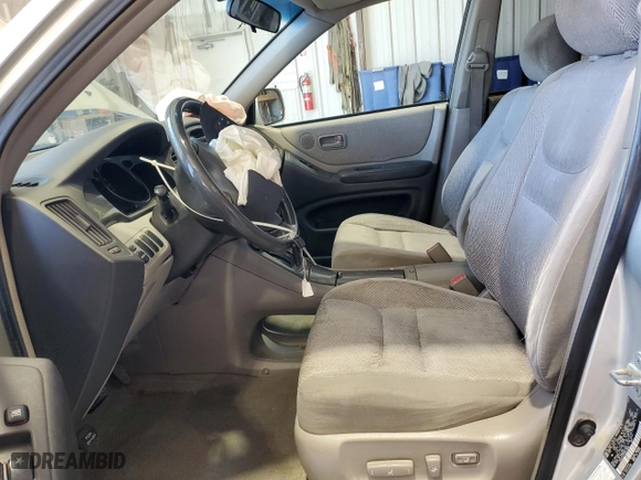 2003 Toyota Highlander with VIN JTEGF21A930112568, listed as a Copart auction lot 42974445 with 267,489 mi miles and Salvage Title. Bid and sale history available at carsss.com. Image 7.