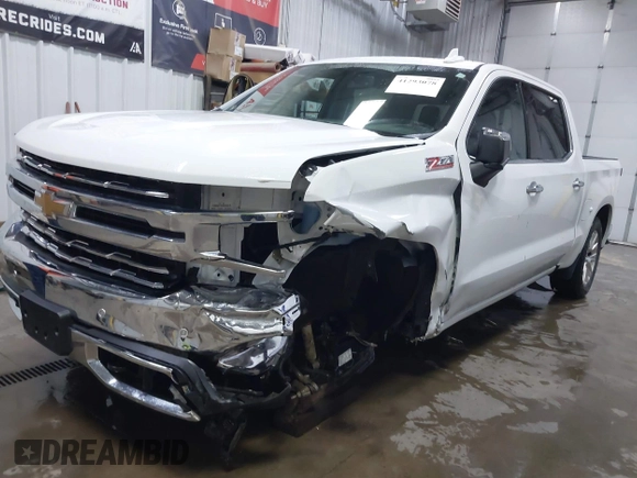 2021 Chevrolet Silverado 1500 LTZ with VIN 3GCUYGED5MG406503, listed as a IAAI auction lot 41293078 with 63,439 mi miles and . Bid and sale history available at DreamBid. Image 2.