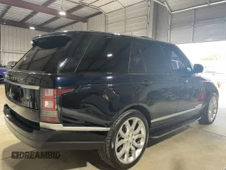 2014 Land Rover Range Rover Supercharged with VIN SALGS2TF6EA155229, listed as a Copart auction lot 75766584 with 95,369 mi miles and Salvage title. Bid and sale history available at DreamBid. Image 4.