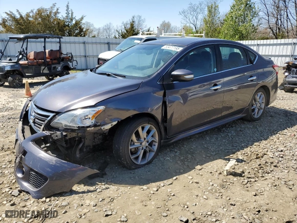 2015 Nissan Sentra S with VIN 3N1AB7AP6FY273366, listed as a Copart auction lot 53477195 with 117,433 mi miles and Salvage Title. Bid and sale history available at carsss.com. Image 1.