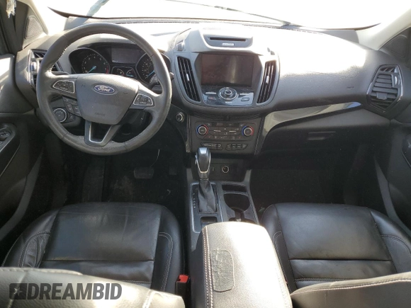 2018 Ford Escape Titanium with VIN 1FMCU9J95JUA36324, listed as a Copart auction lot 47131825 with 63,563 mi miles and Salvage title. Bid and sale history available at DreamBid. Image 8.