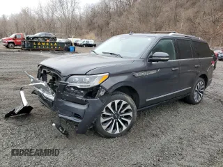 2022 Lincoln Navigator Reserve with VIN 5LMJJ2LT5NEL16967, listed as a Copart auction lot 46884175 with 47,119 mi miles and Salvage title. Bid and sale history available at DreamBid. Image 1.