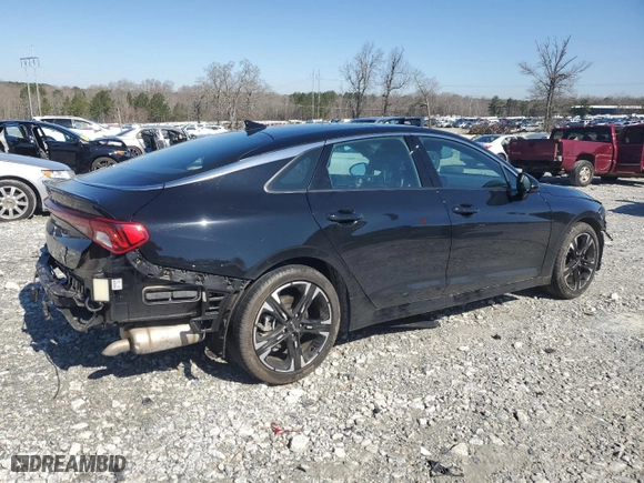 2024 Kia K5 GT-Line with VIN 5XXG64J2XRG237479, listed as a Copart auction lot 48558005 with 29,313 mi miles and Salvage Title. Bid and sale history available at carsss.com. Image 3.