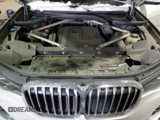 2020 BMW X7 xDrive40i with VIN 5UXCW2C08L9A03782, listed as a Copart auction lot 44856085 with 148,166 mi miles and Salvage Title. Bid and sale history available at carsss.com. Image 12.