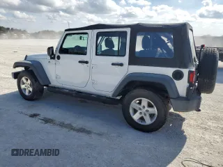 2018 Jeep Wrangler JK Unlimited Sport S with VIN 1C4BJWDG6JL811267, listed as a Copart auction lot 86688384 with 60,882 mi miles and Non Repairable. Bid and sale history available at carsss.com. Image 2.