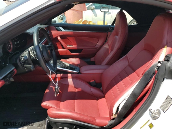 2021 Porsche 911 Turbo S with VIN WP0CD2A96MS263100, listed as a Copart auction lot 66157734 with 15,203 mi miles and Salvage Title. Bid and sale history available at carsss.com. Image 7.