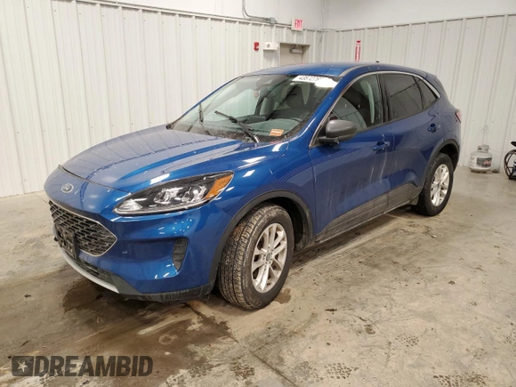 2022 Ford Escape SE with VIN 1FMCU9G63NUA36258, listed as a Copart auction lot 43872795 with 37,054 mi miles and Salvage Title. Bid and sale history available at carsss.com. Image 1.