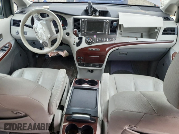 2011 Toyota Sienna XLE with VIN 5TDDK3DC4BS005526, listed as a Copart auction lot 51244785 with Not Provided miles and Salvage Title. Bid and sale history available at DreamBid. Image 8.