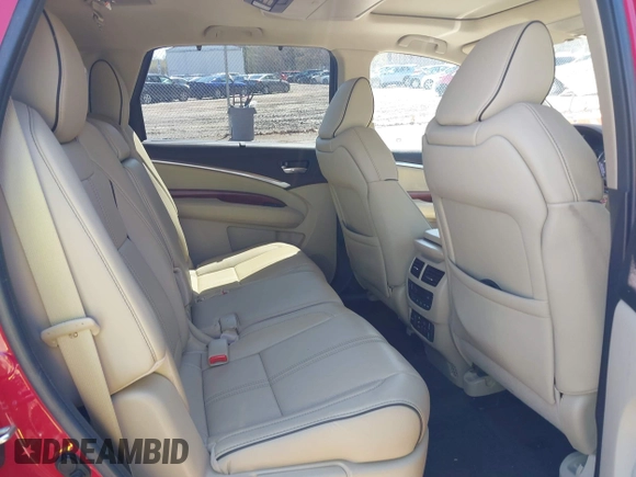 2018 Acura MDX w/Advance/Entertainment Pkg with VIN 5J8YD4H90JL006920, listed as a IAAI auction lot 41957396 with 58,832 mi miles. Bid and sale history available at carsss.com. Image 8.