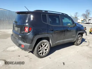 2017 Jeep Renegade Latitude with VIN ZACCJBBB5HPF31270, listed as a Copart auction lot 47350685 with 105,569 mi miles and Salvage Title. Bid and sale history available at carsss.com. Image 3.