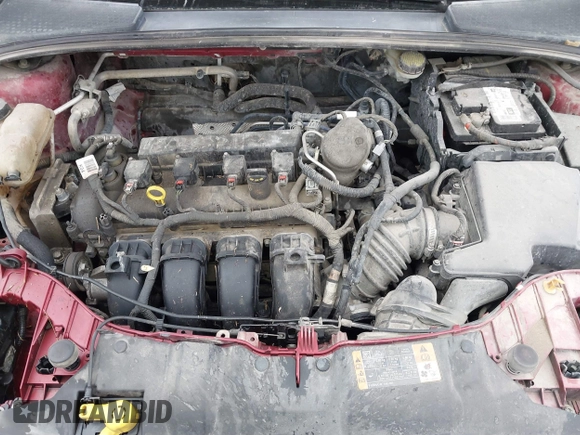 2014 Ford Focus SE with VIN 1FADP3F27EL455723, listed as a IAAI auction lot 41423868 with 96,436 mi miles. Bid and sale history available at carsss.com. Image 10.