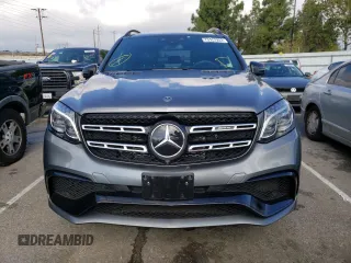 2018 Mercedes-Benz GLS 63 AMG with VIN 4JGDF7FE1JB107037, listed as a Copart auction lot 73127952 with 22,605 mi miles and . Bid and sale history available at DreamBid. Image 5.