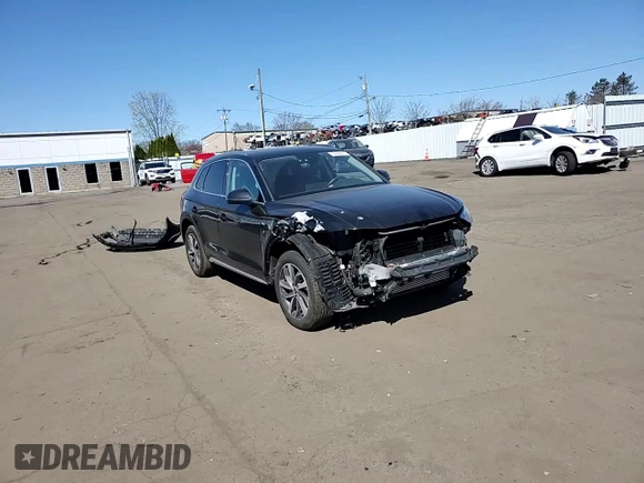 2022 Audi Q5 S line Premium Plus with VIN WA1EABFY2N2067880, listed as a Copart auction lot 53559415 with Not provided miles and Salvage title. Bid and sale history available at DreamBid. Image 11.
