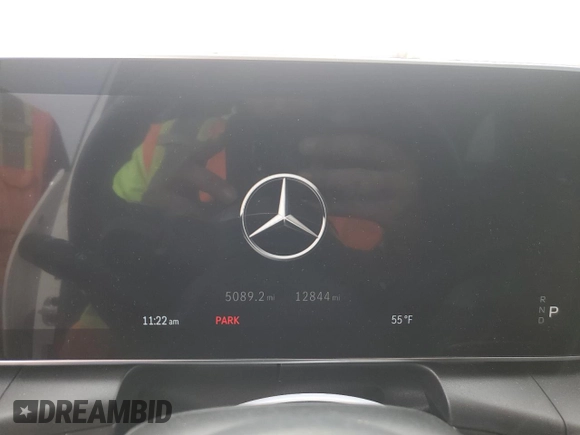 2023 Mercedes-Benz GLC with VIN W1NKM4GB8PF025496, listed as a Copart auction lot 84057654 with 12,844 mi miles and Salvage Title. Bid and sale history available at carsss.com. Image 9.