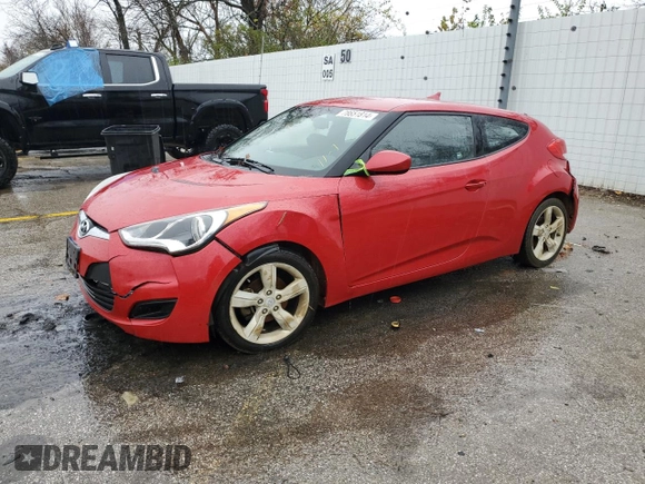 2014 Hyundai Veloster RE:FLEX z VIN KMHTC6AD2EU204268, wystawiony jako Copart lot #78651814 z przebiegiem Nie podano mil oraz Szkoda całkowita • Salvage title. Historia ofert i sprzedaży dostępna na DreamBid. Obrazek 1.