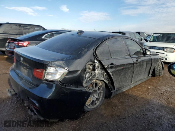 2014 BMW 3 Series 335i with VIN WBA3A9G51ENS65503, listed as a Copart auction lot 43680255 with 83,685 mi miles and Salvage Title. Bid and sale history available at carsss.com. Image 3.