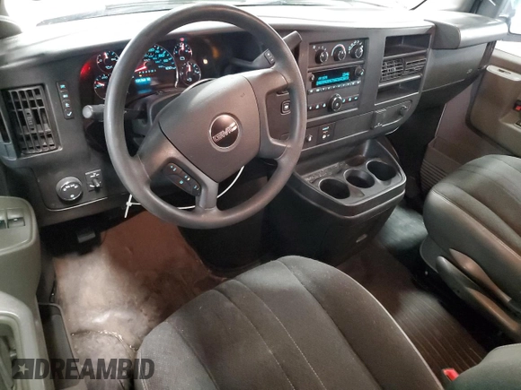 2020 GMC Savana Cargo Van with VIN 1GTW7AFG9L1223393, listed as a Copart auction lot 49453135 with 131,260 mi miles and Salvage Title. Bid and sale history available at carsss.com. Image 8.