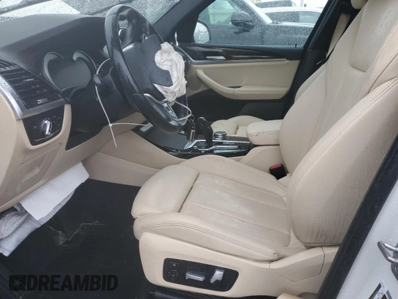 2019 BMW X3 xDrive30i with VIN 5UXTR9C55KLP96405, listed as a Copart auction lot 52395945 with Not Provided miles and Salvage Title. Bid and sale history available at DreamBid. Image 7.