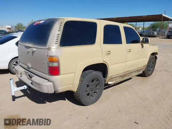 2004 Chevrolet Tahoe Z71 with VIN 1GNEK13T14R182134, listed as a IAAI auction lot 41974829 with 184,536 mi miles. Bid and sale history available at carsss.com. Image 4.