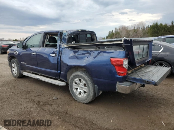 2017 Nissan Titan SV with VIN 1N6AA1EJXHN534790, listed as a Copart auction lot 52567735 with 184,884 mi miles and Salvage Title. Bid and sale history available at DreamBid. Image 2.