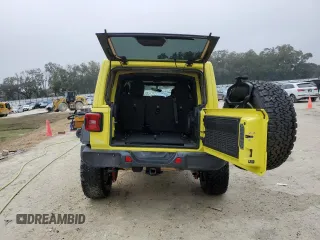 2022 Jeep Wrangler Unlimited High Tide with VIN 1C4HJXDG8NW242586, listed as a Copart auction lot 42751785 with 11,476 mi miles and Non Repairable. Bid and sale history available at DreamBid. Image 6.