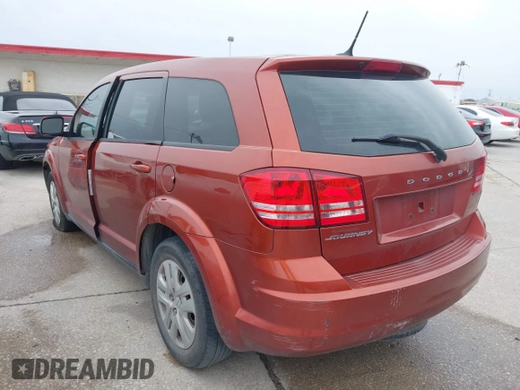 2014 Dodge Journey American Value Pkg with VIN 3C4PDCAB7ET258997, listed as a IAAI auction lot 41375834 with 230,868 mi miles. Bid and sale history available at carsss.com. Image 6.