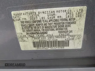 2010 Nissan Sentra S with VIN 3N1AB6AP9AL645282, listed as a IAAI auction lot 42656229 with 170,254 mi miles and . Bid and sale history available at DreamBid. Image 9.