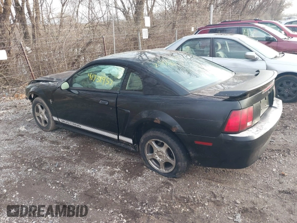 2002 Ford Mustang Standard with VIN 1FAFP404X2F202883, listed as a IAAI auction lot 41738957 with 222,390 mi miles. Bid and sale history available at carsss.com. Image 3.