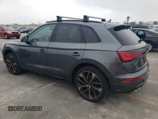 2023 Audi SQ5 Premium Plus with VIN WA1B4AFY5P2168225, listed as a Copart auction lot 54802324 with 6,868 mi miles and . Bid and sale history available at DreamBid. Image 2.