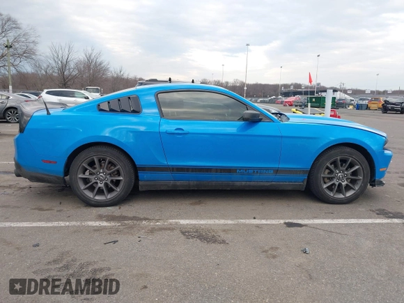 2012 Ford Mustang V6 Premium with VIN 1ZVBP8AM4C5271247, listed as a IAAI auction lot 41667475 with 150,700 mi miles. Bid and sale history available at carsss.com. Image 13.