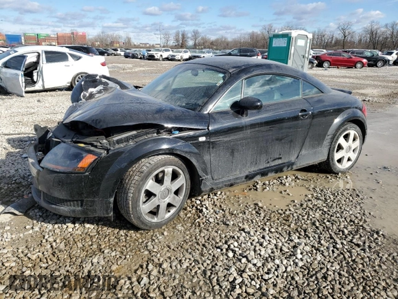 2001 Audi TT with VIN TRUWX28N511018450, listed as a Copart auction lot 42856775 with 0 mi miles and Salvage Title. Bid and sale history available at carsss.com. Image 1.