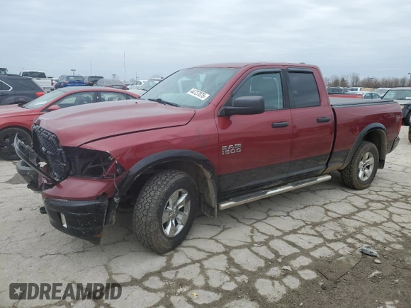 2015 Ram 1500 Outdoorsman with VIN 1C6RR7GG6FS726135, listed as a Copart auction lot 44727075 with 159,640 mi miles and Salvage title. Bid and sale history available at DreamBid. Image 1.