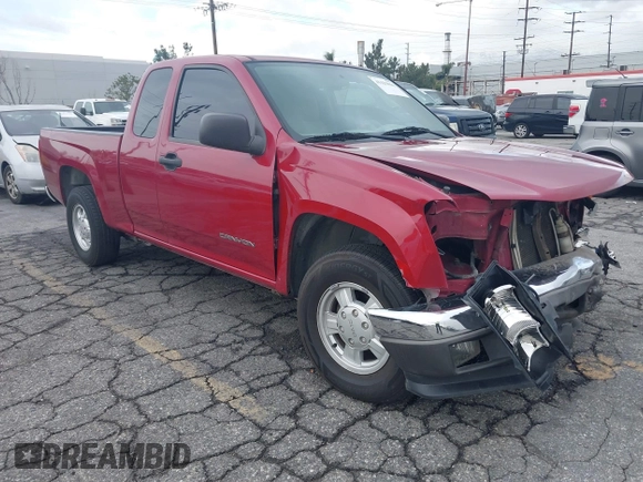 2005 GMC Canyon SLE Z85 with VIN 1GTCS196458291907, listed as a IAAI auction lot 41421016 with 1 mi miles. Bid and sale history available at carsss.com. Image 1.