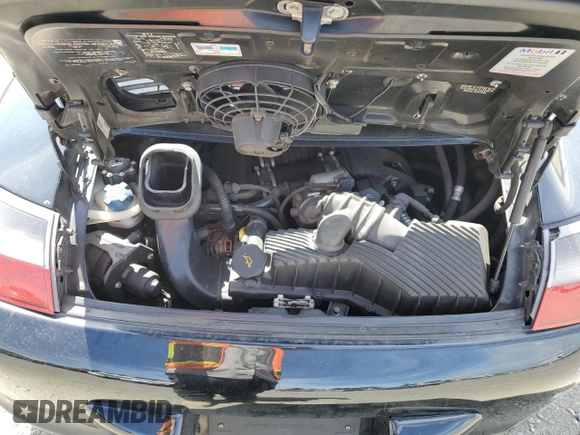 2004 Porsche 911 with VIN WP0BA29944S635185, listed as a Copart auction lot 56973225 with 90,005 mi miles and Salvage title. Bid and sale history available at DreamBid. Image 11.