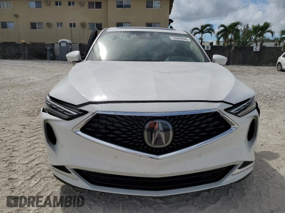 2023 Acura MDX w/Technology Package with VIN 5J8YD9H49PL005534, listed as a Copart auction lot 72994894 with 14,950 mi miles and Salvage Title. Bid and sale history available at carsss.com. Image 5.