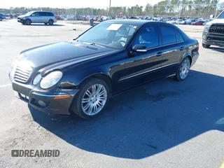 2008 Mercedes-Benz E-Class Luxury 3.5L with VIN WDBUF56X68B184781, listed as a IAAI auction lot 41812271 with 180,567 mi miles. Bid and sale history available at carsss.com. Image 2.