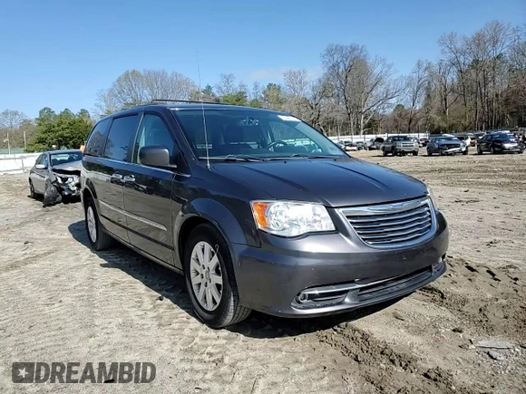 2016 Chrysler Town & Country Touring with VIN 2C4RC1BG7GR253444, listed as a Copart auction lot 51482705 with 154,539 mi miles and Salvage Title. Bid and sale history available at carsss.com. Image 12.