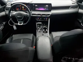 2022 Kia K5 GT-Line with VIN 5XXG64J21NG130203, listed as a Copart auction lot 43441345 with 19,117 mi miles and Salvage Title. Bid and sale history available at carsss.com. Image 8.