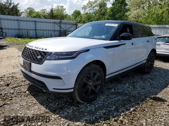 2020 Land Rover Range Rover Velar S z VIN SALYB2FV5LA293946, wystawiony jako Copart lot #55797125 z przebiegiem 46 564 mil mil oraz Szkoda całkowita • Salvage title. Historia ofert i sprzedaży dostępna na DreamBid. Obrazek 1.
