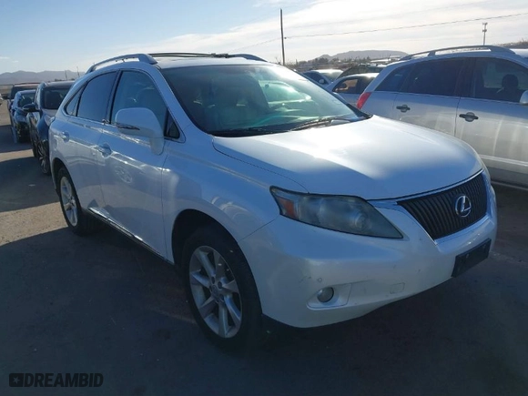 2010 Lexus RX 350 with VIN 2T2ZK1BA6AC018115, listed as a IAAI auction lot 41299445 with 124,761 mi miles. Bid and sale history available at carsss.com. Image 1.