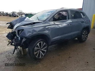 2023 Volkswagen Taos SE z VIN 3VVNX7B2XPM342198, wystawiony jako Copart lot #83574244 z przebiegiem 18 732 mil mil oraz Szkoda całkowita • Salvage title. Historia ofert i sprzedaży dostępna na DreamBid. Obrazek 1.
