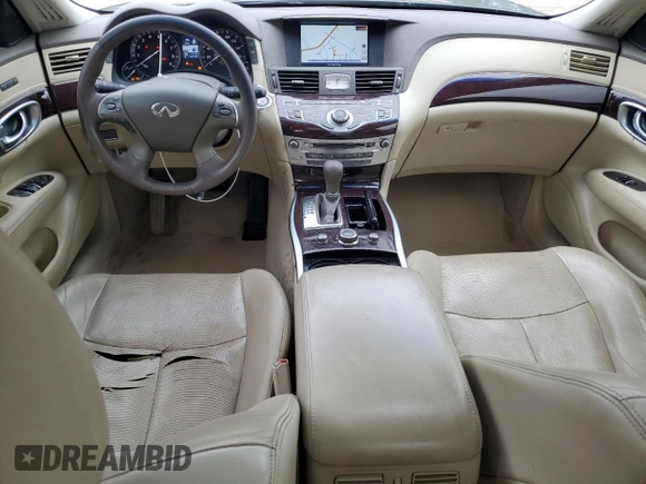 2012 Infiniti M37 with VIN JN1BY1AR8CM390754, listed as a Copart auction lot 84196764 with 141,360 mi miles and Salvage Title. Bid and sale history available at carsss.com. Image 8.